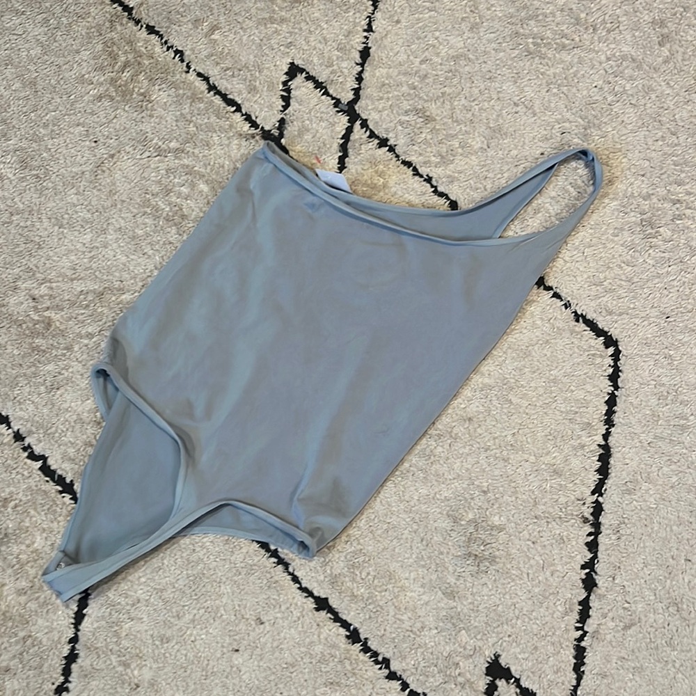 Free People Blue Bodysuit